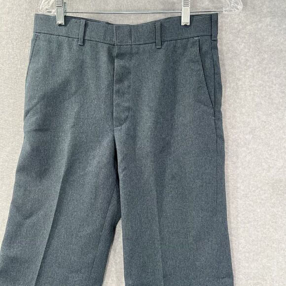 VTG Levi's Menswear Action Slacks Sta-Prest Gray Dress Pant Trouser 31x34 - Picture 2 of 14